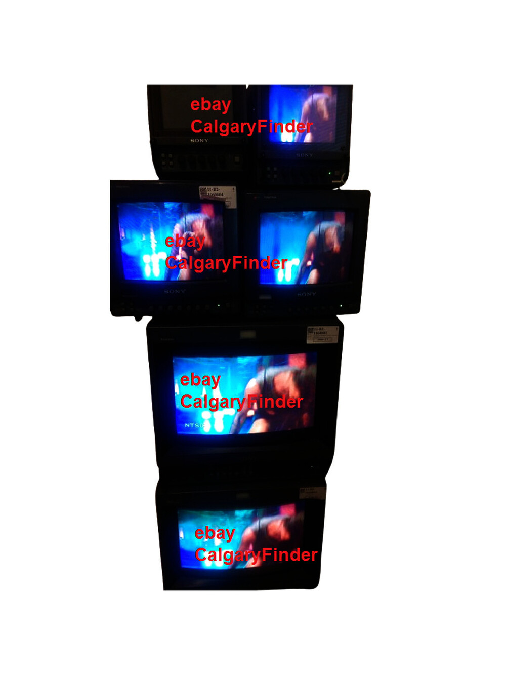 Sony BVM PVM CRT Broadcast Monitor Lot of 6 Made in Japan